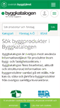 Mobile Screenshot of byggkatalogen.byggtjanst.se